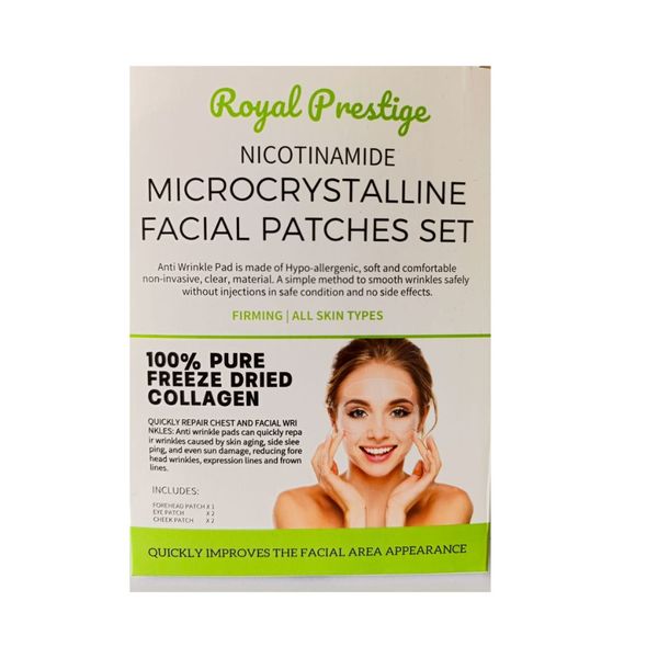 Anti Wrinkle MicroCrystalLine Forehead,Eye,Cheek Collagen Facial Patches