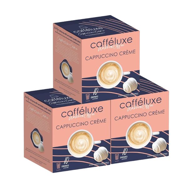 Cafféluxe Dolce Gusto Compatible Cappuccino Cream Pods | 30 Pack