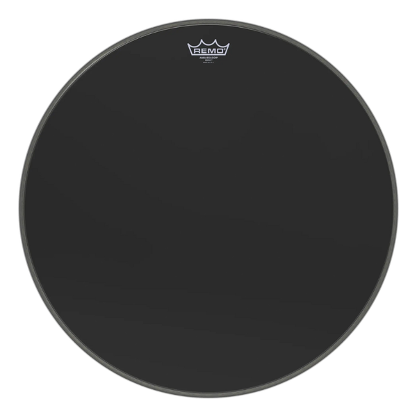 Remo ES-1022-00 Ambassador Ebony Bass Drumhead