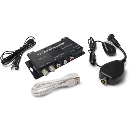 Tm70rg Tv Link Modulator Av To Rf Converter Ir Extender, 59% Off