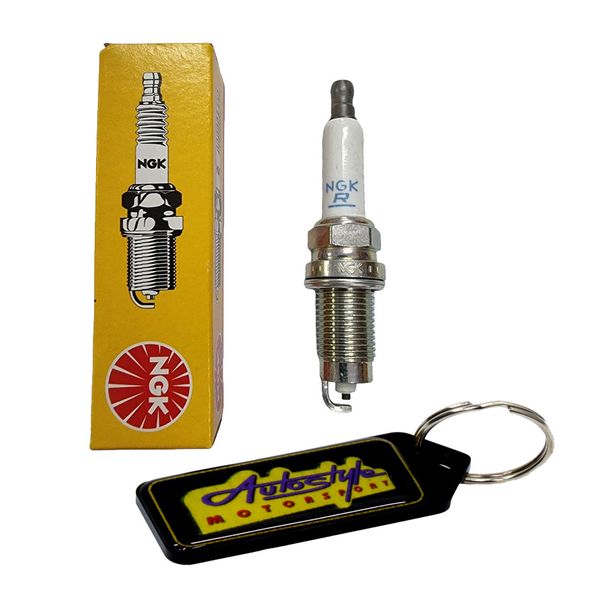 NGK Spark Plug Suitable for VW Polo Vivo - ZFR6T-11G &amp; Gel Key Holder