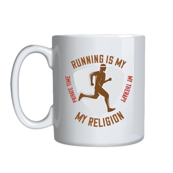 Running Is My Private Time Mug Gift Idea 160