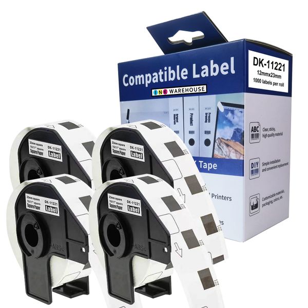 11221 Square Labels 23Mmx23Mm X 4 image