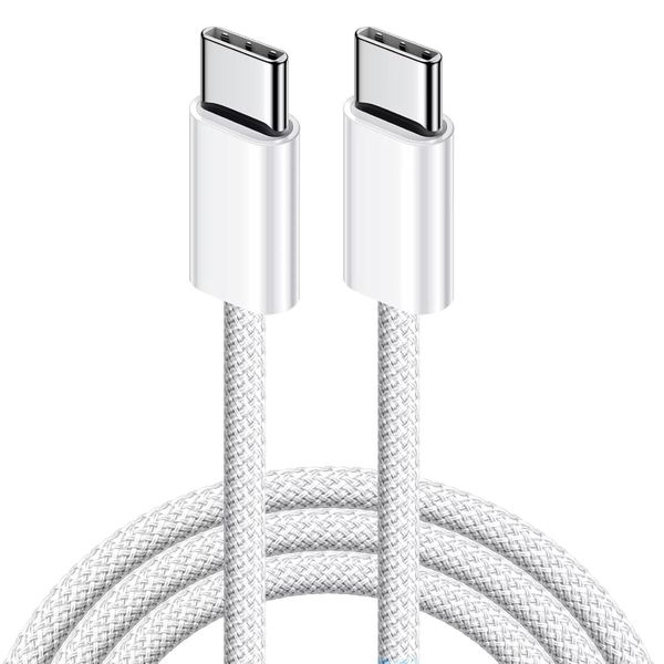TYPE-C to TYPE-C Nylon Braided Fast Charging Cable 5.0A - 1M