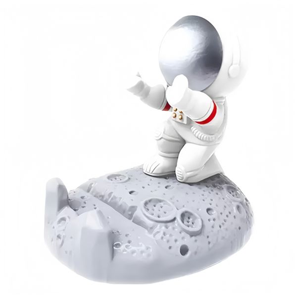 Cute Astronaut Phone Stand - Funny Spaceman Desk Holder for Home &amp; Office