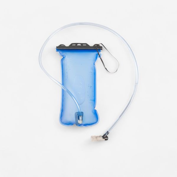 Rockrider 1L Hydration Bladder - Blue &amp; Clear