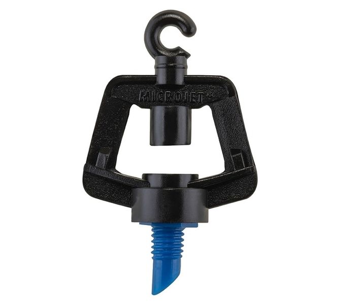 Microjet 10 x 360 Degree Framejet Sprinkler Heads Black and Blue