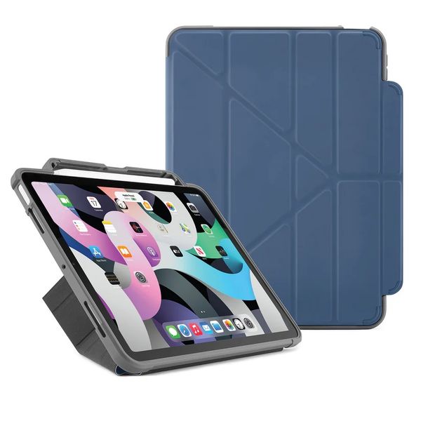 Origami Flip Cover &amp; Stand Compatible With iPad Air 10.9 inch 4th Gen &amp; 5th Gen Blue GD