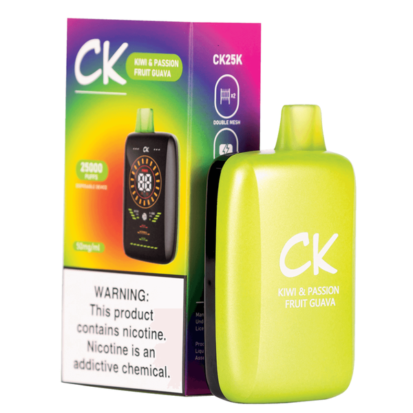 CK Kiwi &amp; Passion Fruit Guava 25k Puff Vape