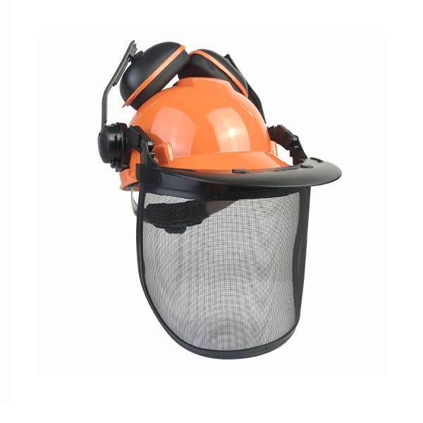 Chainsaw Forestry Safety Helmet With Safety Face Shield And Ear Muffs