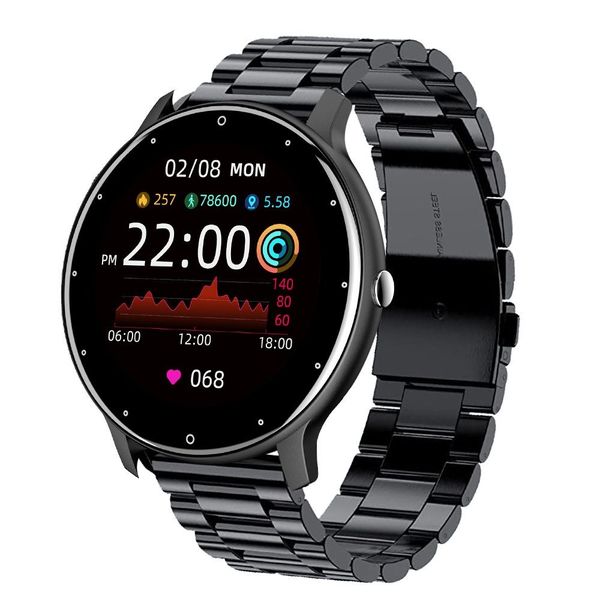 ZL02 PRO Fitness Smart Watch with Stainless Steel Strap
