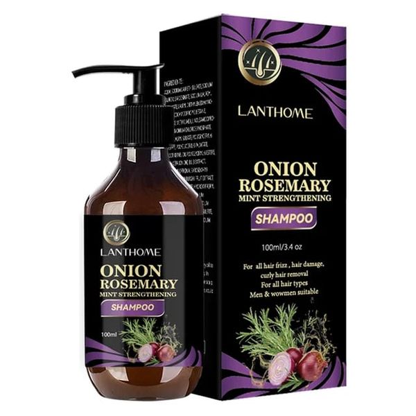 Hair Growth Onion Rosemary Mint Strengthening Shampoo Thicker Longer Hair