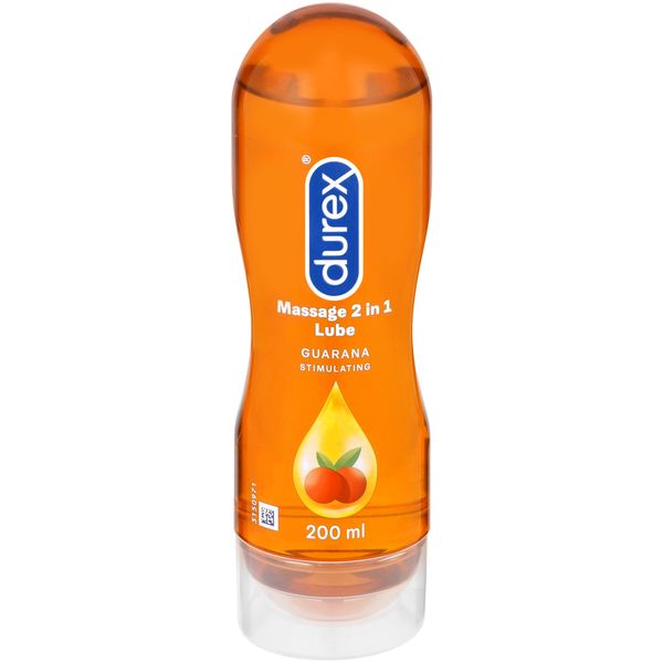Durex Play 200ml, 2-In-1 Massage Gel, Stimulating, Guarana