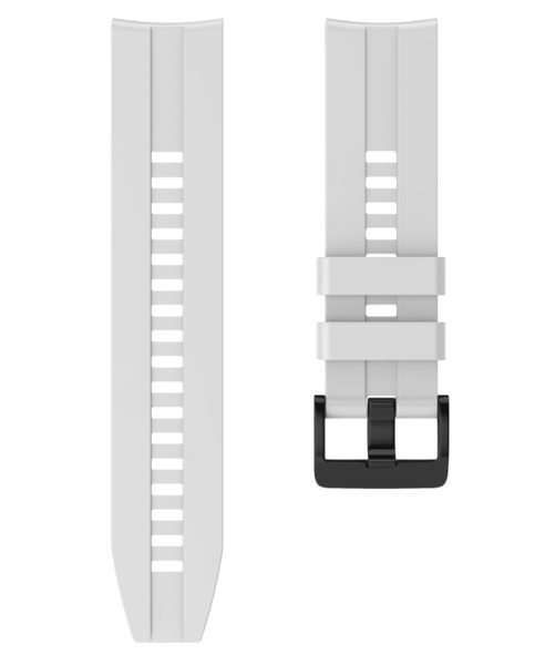 Silicone Strap Compatible with Huawei GT (46mm) - White