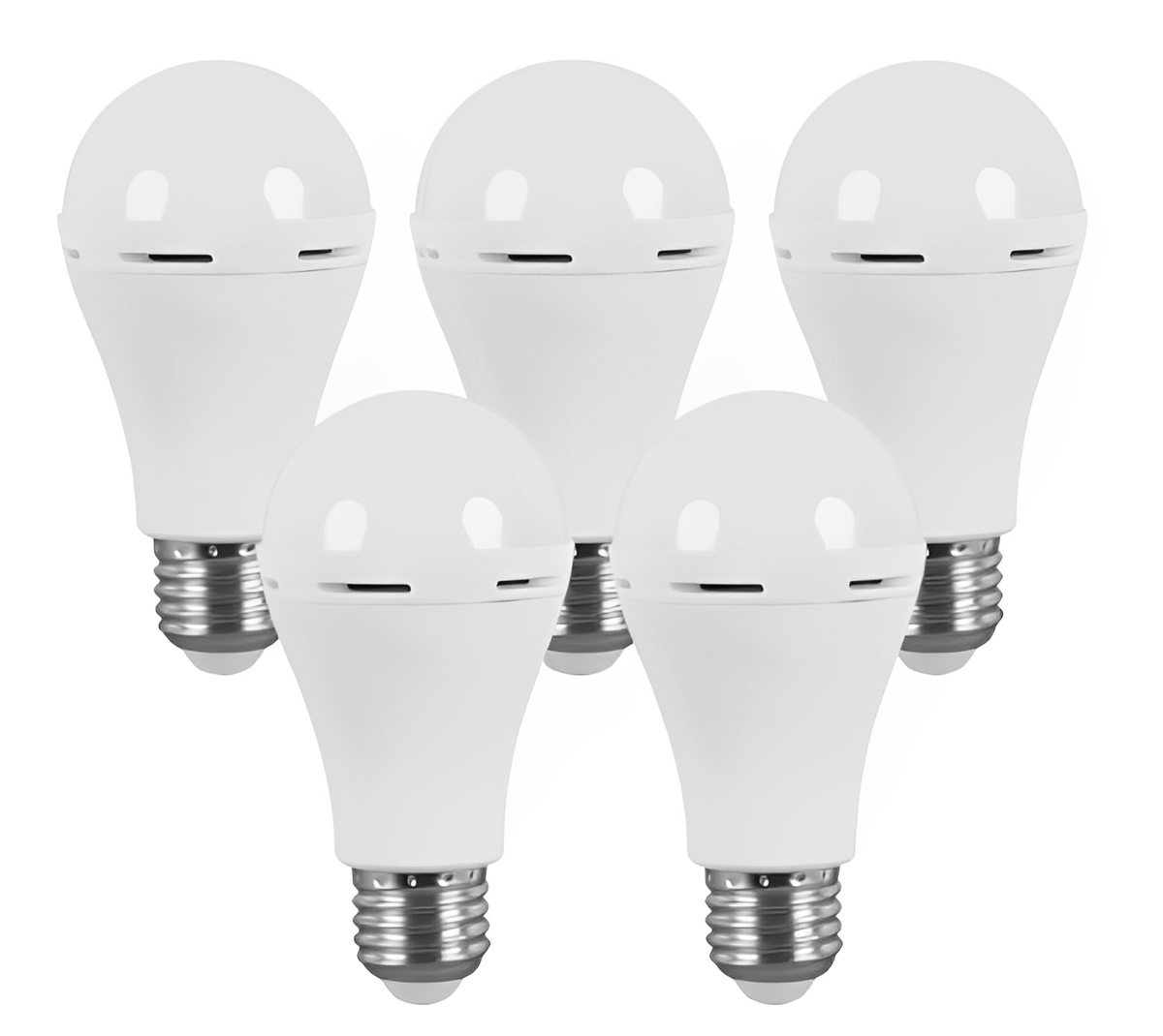 Five Loadshedding LED 20W Rechargeable Bulbs Screw Type | Shop Today ...