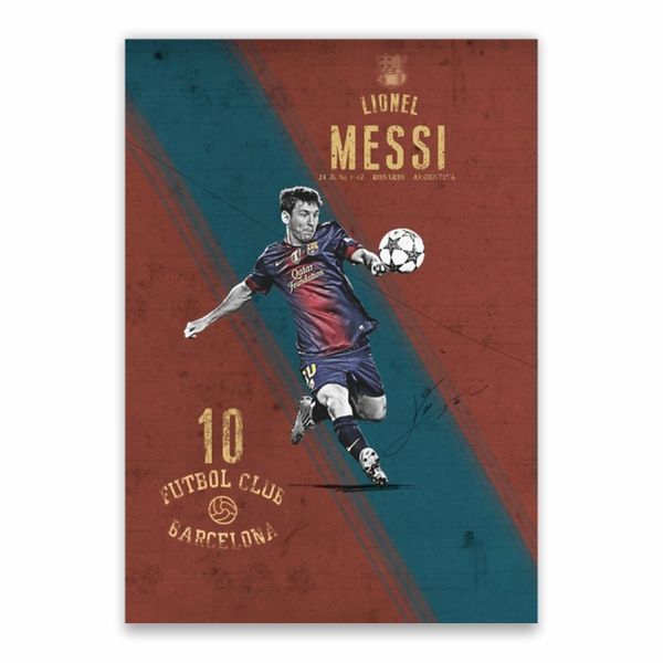 Lionel Messi Barcelona Poster - A1