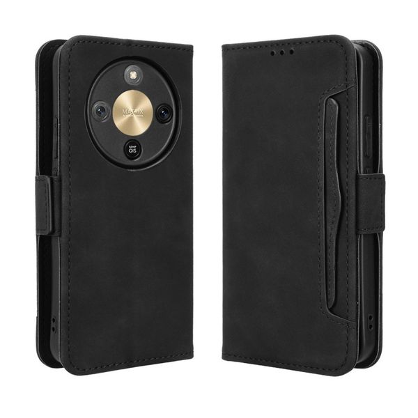 Multi Card Groove Leather Cover Compatible with Honor Magic 4 Lite 5G