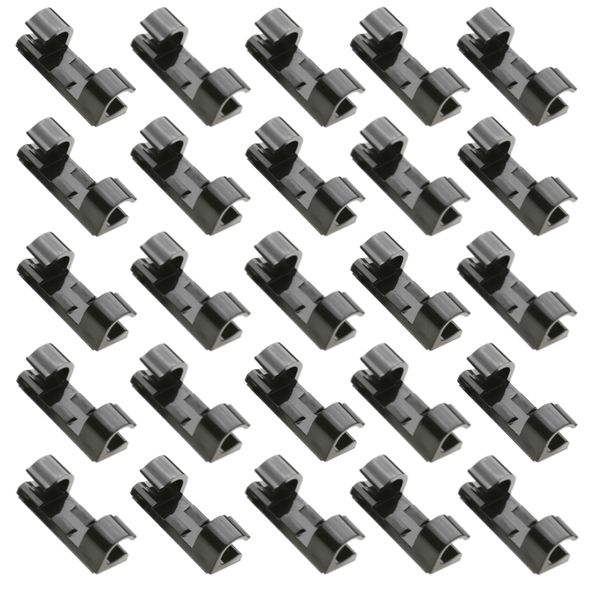 Home DIY Office Multi Computer Cable Clip Set of 60
