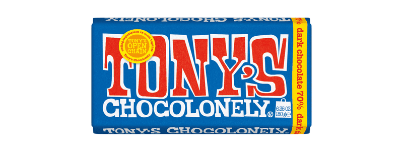 Tony's Chocolonely - Dark Chocolate 70% slab - 180g