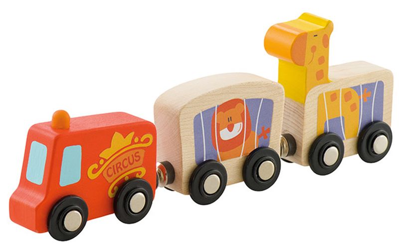 Sevi Wooden Mini Circus Caravan - 22cm