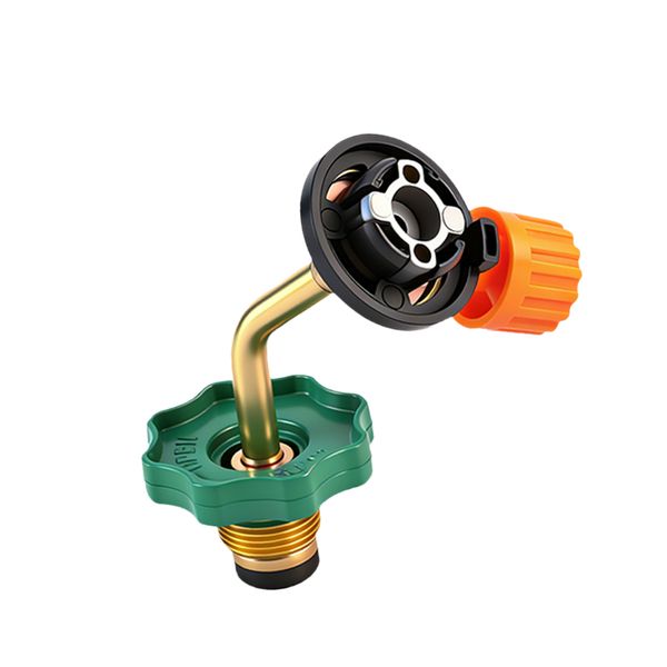 Gas Tank Refill Adapter Charging Valve for Outdoor Sports BackpackingHiking