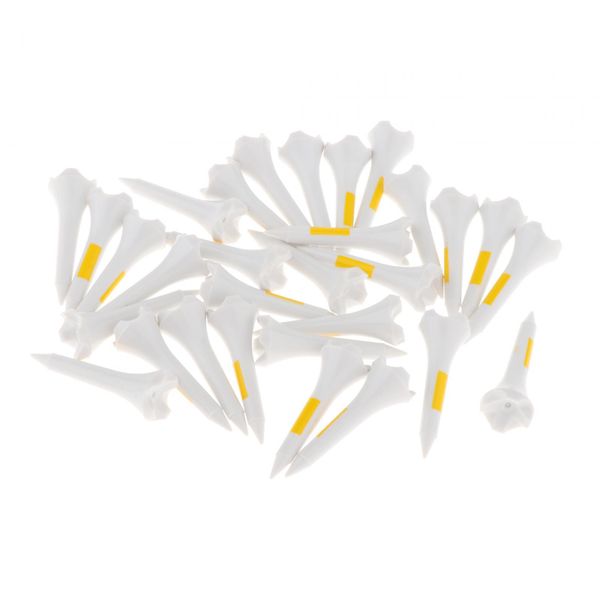 30x Plastic Golf Tees Low Friction Stable Unbreakable Golf Holder for