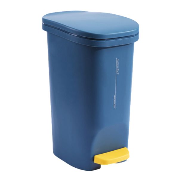 Home Decor Nordic Trash Foot Pedal Waste Paper Dustbin - 39cm