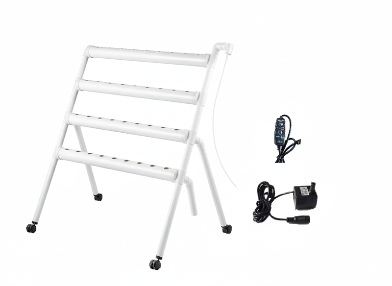 Movable Hydroponic Growing Kit (36 Planting Holes) withTimer and Pump
