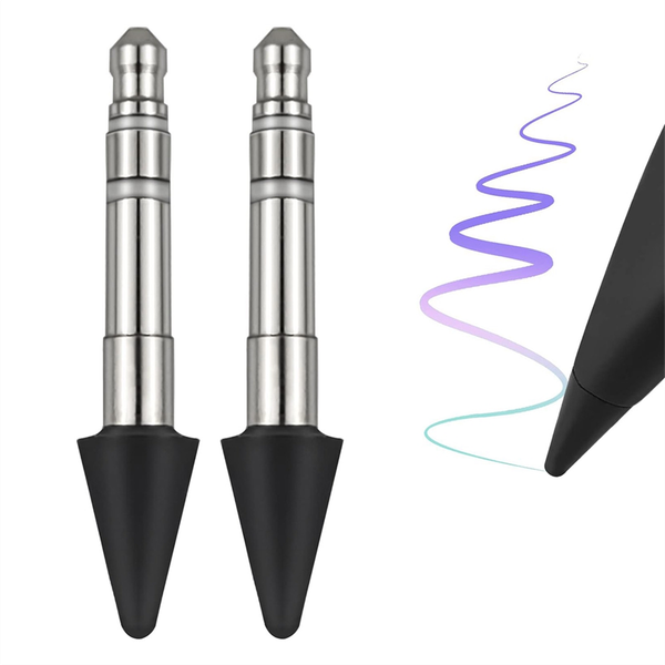 2 Pcs Slim Pen Tips Replacement Real-Time Compatible with Microsoft