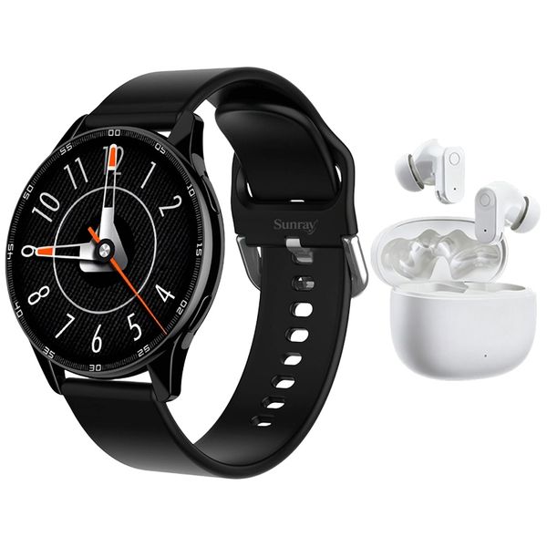 Sports Smartwatch &amp; Earphones Combo:100+ Modes,Bluetooth Calling | SUNRAY