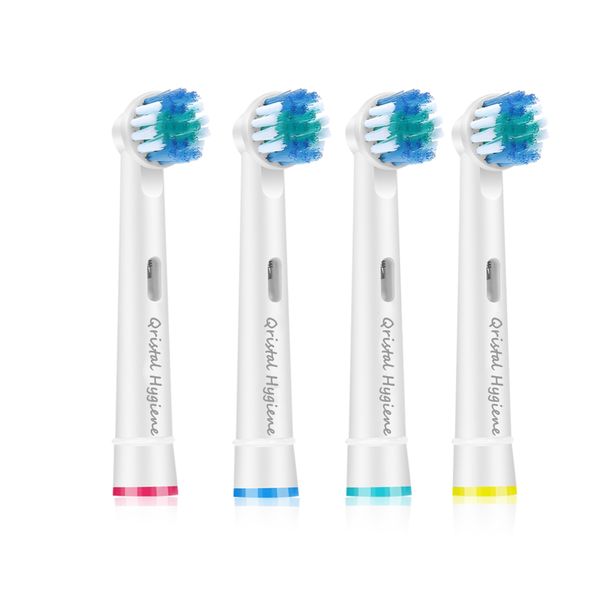 Qristal Hygiene Soft Bristles Compatible with Oral-B Electric Toothbrush