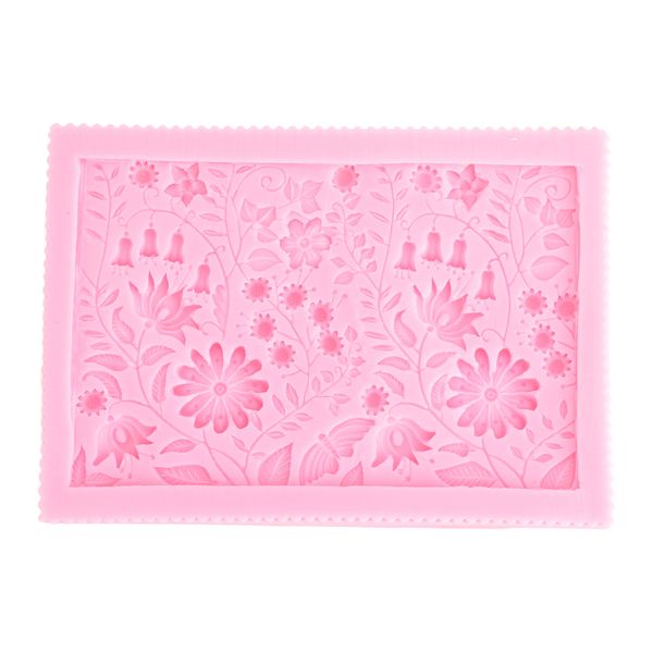 Flower Shaped Silicone Fondant Mold