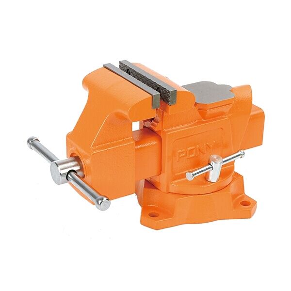 Pony - Heavy-Duty Workshop Bench Vice Swivel Base - 4 Inch