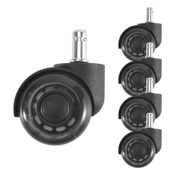 Office Chair Wheels,2 Inch Replacement Soft Mute Desk Caster Wheels for Wo