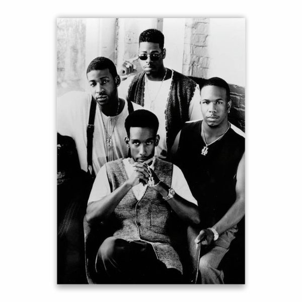 Boyz ii Men Black And White Poster - A1
