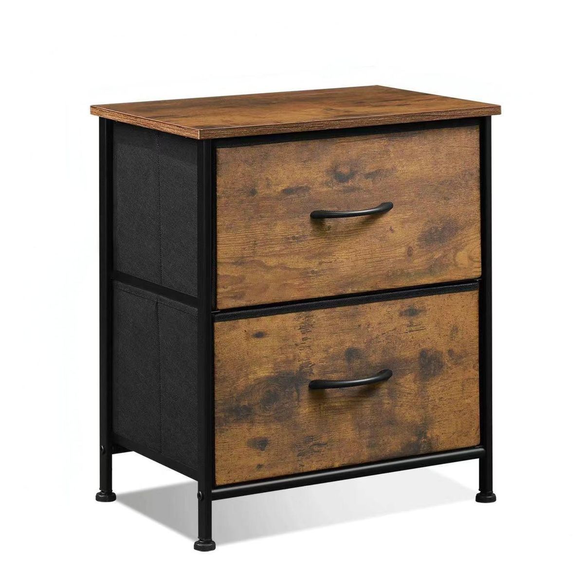 Nightstand with 2 Drawers, Bedside Furniture, Night Stand, Small Dresser