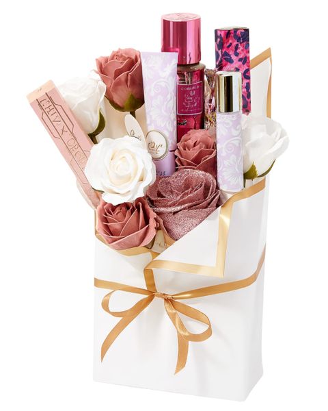 Bouquet of Gifts - Roses &amp; Treasures - Rose Gold &amp; White Edition