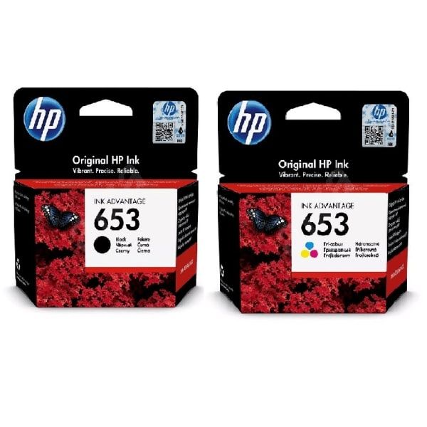 HP 653 Black &amp; Tri Colour Ink Cartridge Multi Pack