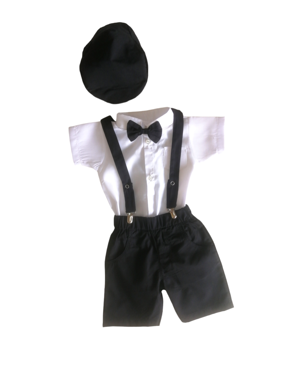 Little Leila - Black Suspender Set - Baby Boy | Shop Today. Get it ...