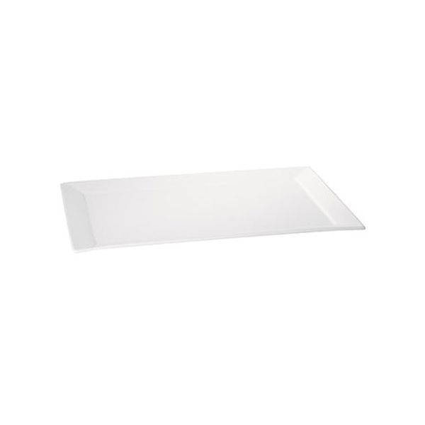 Fortis Accent White Rectangular Plate 45cm 2 Pcs