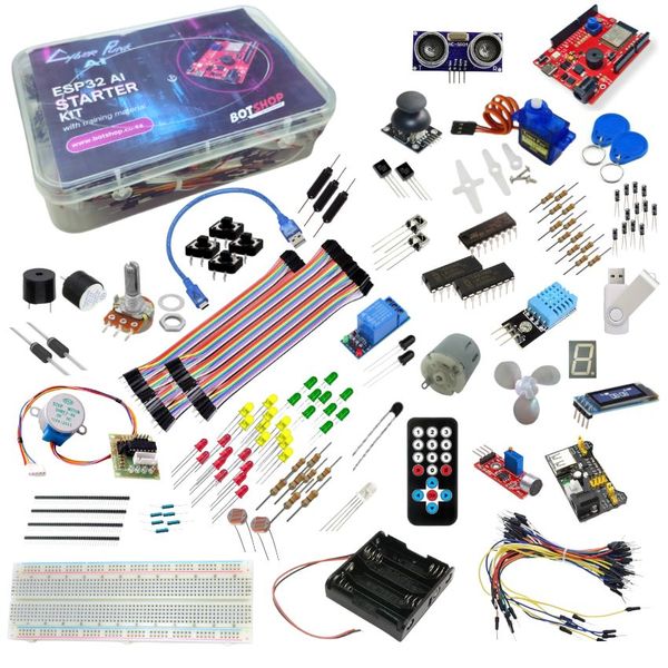 Robotics &amp; Coding - ESP32 Cyberpunk AI Starter Kit + Free Online Training