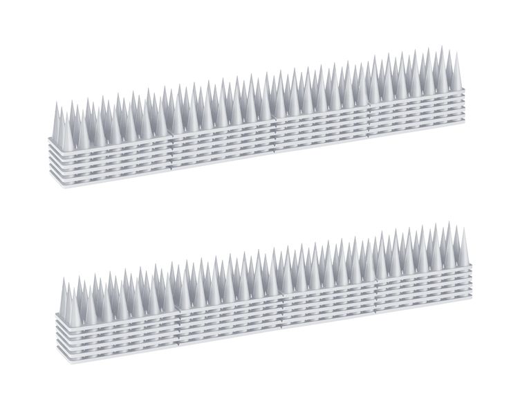 Bird and Pest Spikes - Set of 12 - Clear