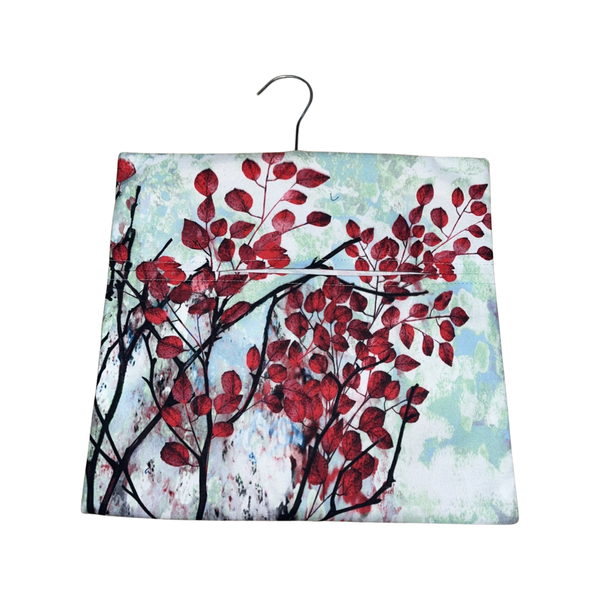 Laundry Peg Bags Red Leaves