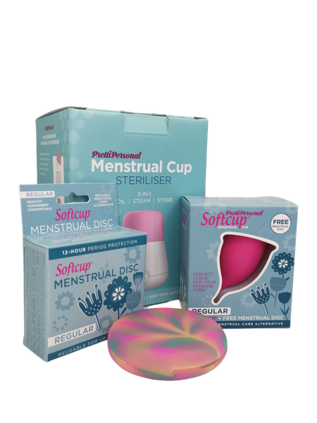 Softcup Regular Menstrual Cup Starter Kit
