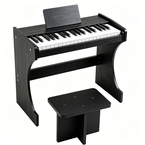 Kids Piano Keyboard 37 Keys Digital Piano Wood Rechargeable Piano