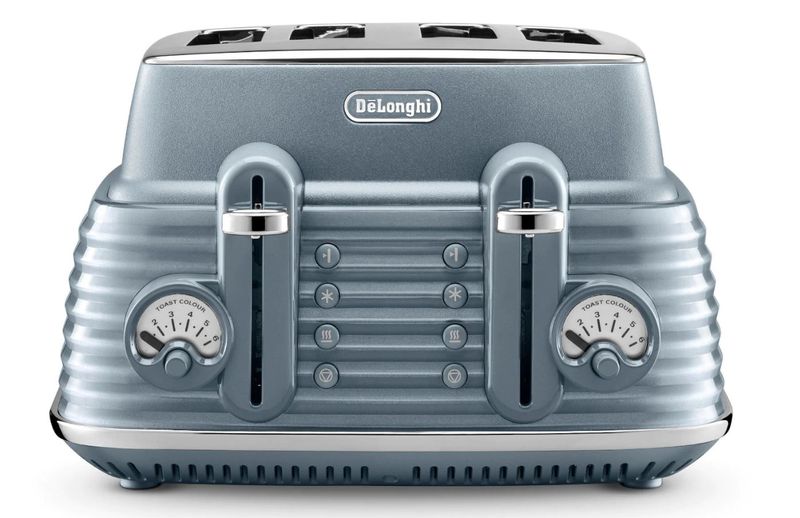 Delonghi - Scultura 4 Slice Toaster Azure Blue