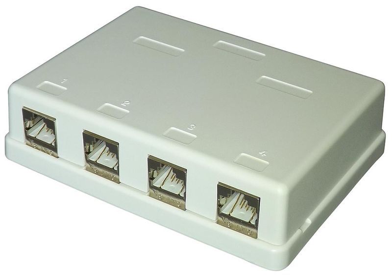 Tuk (SGKH4) Modular Connector, Keystone, Connection Box - RJ45