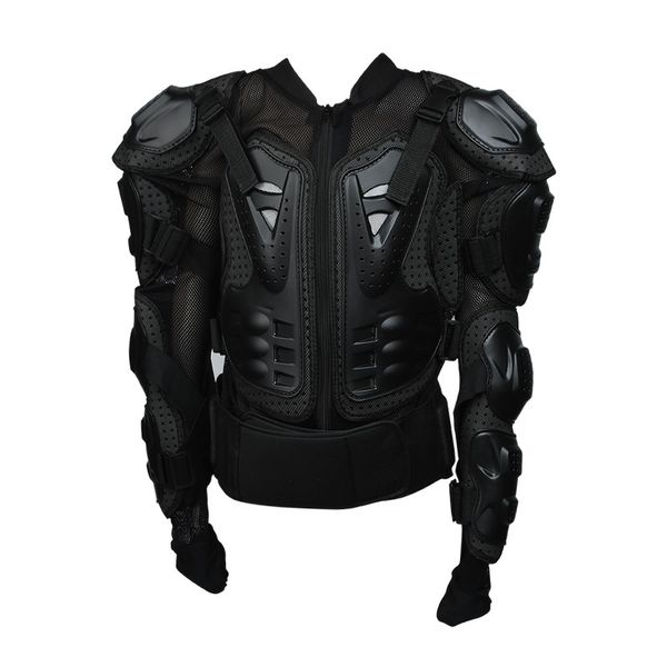 High-Quality Off-Road Motorcycle Armor Suit -black Size L