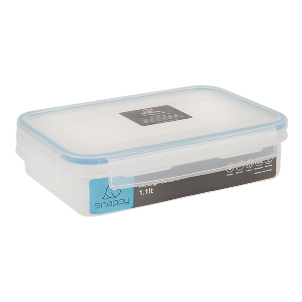 Snappy - Rectangular Food Storage Container - 1 Litre