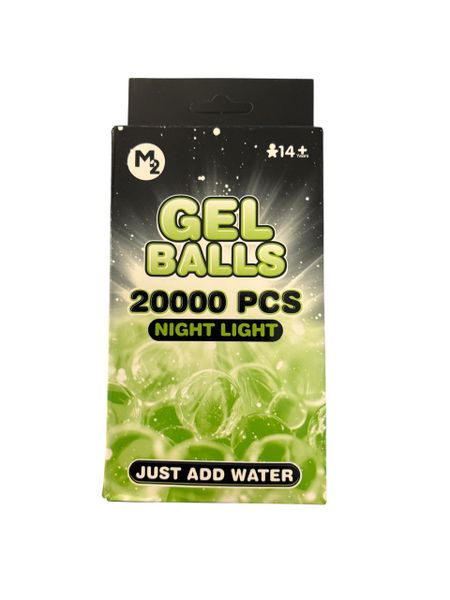 Glow in the Dark Gel Balls - 20000-Piece